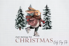 Animal Christmas Sublimation, I Believe In Santa And PNG Product Image 1