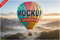 Hot Air Balloon Canopy Drone View Product Image 1