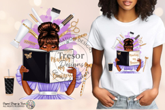Black Hair Stylist PNG Business Mindset Sublimation Design Product Image 3
