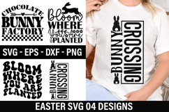 Easter SVG Design - Bloom Where You Are Planted Product Image 1