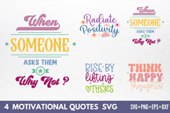 Motivational Quotes Designs SVG Product Image 1