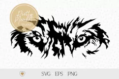 Wolf svg, Wolf eyes svg, svg files for cricut, png Product Image 1