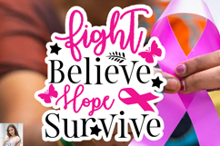 Breast Cancer SVG Sticker Bundle Product Image 6