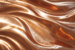 Luxury Gold Satin Wave Texture Art Product Image 1