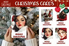 Christmas Greeting Card, Watercolor Christmas Card Designs Product Image 1