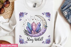 Stay Wild PNG, Crystal Sublimation PNG Product Image 2