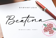 Beatina Signature Font Product Image 1