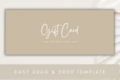Editable Gift Certificate Template Product Image 1