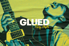 Glued Pop Art Texture Product Image 1