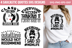 Sarcastic Quotes SVG Product Image 1