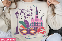 Mardi Gras PNG, Mardi Gras Sublimation PNG Product Image 1