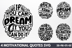Motivational Quotes SVG Product Image 1