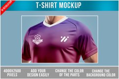 Close-up T-Shirt Mockup Product Image 1