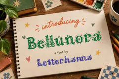 Bellunora: The Girly Font That Turns Plain Text Into Art Product Image 1