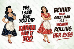 Sarcastic Housewife Clipart Product Image 1