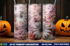 Halloween Tumbler Sublimation Wraps, Tumbler Halloween Product Image 1