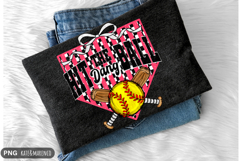 Funny Softball Mom PNG | Hit The Dang Ball PNG Product Image 1