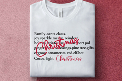 Christmas Words SVG, Merry Christmas SVG, Christmas Sweater Product Image 1