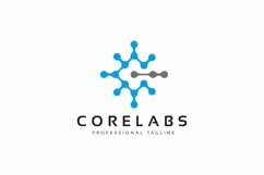 Corelabs C Letter Atom Logo Product Image 1