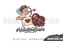 Retro Valentines PNG, Valentine&#039;s Day Sublimation PNG Product Image 1