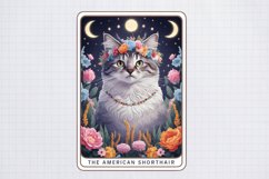 Cute Cats Tarot Card Sublimation Clipart Bundle Product Image 4