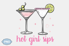 Summer Beach Cocktail Doodle PNG | Summer Beach Clipart Product Image 1