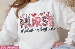 Nurse #ValentinesDayNurse PNG, Valentine Nurse Sublimation P Product Image 2