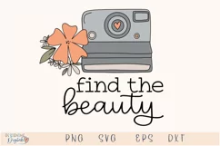 Find the Beauty SVG, Mental Health SVG, Positive SVG Product Image 1