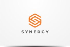 Synergy - Letter S Hexagon Logo Template Product Image 1