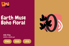 Earth Muse Boho Floral Monogram Product Image 1