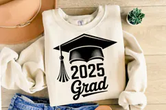 2025 Grad svg | Graduation Svg | Shirt Svg Product Image 2