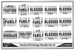 Family SVG Design Bundle, Funny Family Svg, Home Svg Product Image 1