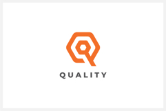 Quality - Letter Q Hexagon Logo Design Vector Product Image 1