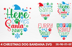 Christmas Dog Bandana SVG Product Image 1