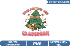 Funny Christmas Tree Teacher Sublimation, Christmas Png Product Image 1