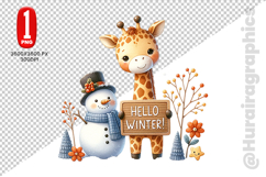 Hellow Winter Clipart - PNG File Product Image 2
