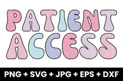 Patient Access, Cute Health Administration Medical Admin SVG Product Image 1