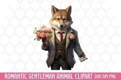 Romantic Gentleman Animal Sublimation Product Image 1