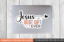 Boho christian Sticker Svg Bundle / 20 sticker designs Product Image 9