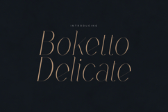Boketto Delicate Elegant Luxury Serif Font Product Image 1