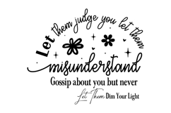 Let them svg / Inspirational / Front and Back SVG Product Image 2