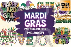 Cajun Vibes &amp; Bead Blasts Mardi Gras Celebration PNG Pack Product Image 1
