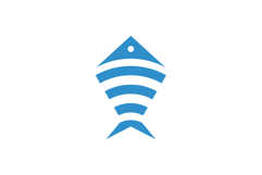 Wifish Wifi Fish Logo Design Product Image 1
