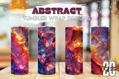 Holographic Tumbler Sublimation, Colorful Water Tumbler Wrap Product Image 1