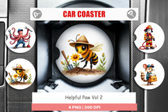 Helpful Paws Car Coaster Product Image 1