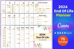 2024 End Of Life Planner Canva Interior Product Image 2