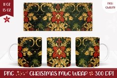 Christmas Mug Wrap, Winter Mug Sublimation Design Product Image 1