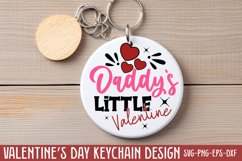 Daddy&#039;s little valentine SVG Product Image 1