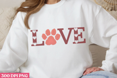 Love PNG, Valentine Dog Sublimation PNG Product Image 1