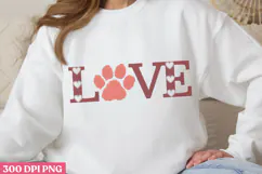 Love PNG, Valentine Dog Sublimation PNG Product Image 1